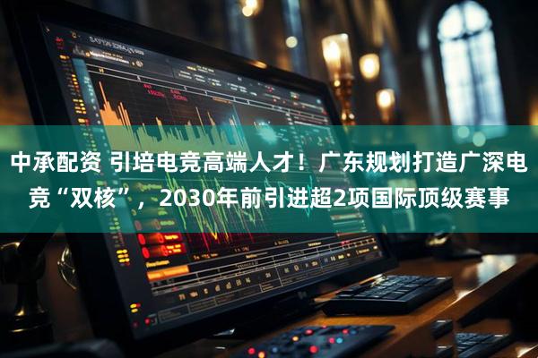 中承配资 引培电竞高端人才！广东规划打造广深电竞“双核”，2030年前引进超2项国际顶级赛事
