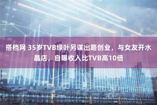 搭档网 35岁TVB绿叶另谋出路创业，与女友开水晶店，自曝收入比TVB高10倍